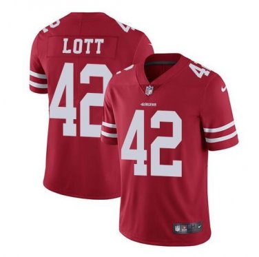 Ronnie Lott #42 San Francisco 49ers Limited Player Jersey Men's Red