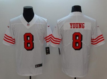 Steve Young #8 San Francisco 49ers Rush Limited Player Jersey Men's White
