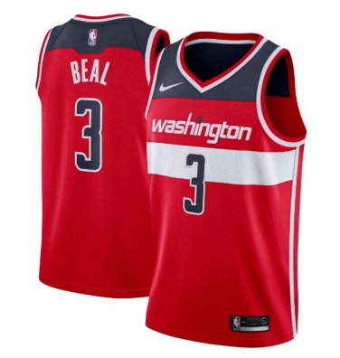 Bradley Beal #3 Washington Wizards Swingman Men's Jersey Red - Association