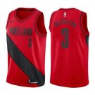 C.J. McCollum #3 Portland Trail Blazers Swingman Men's Jersey Red Icon Stitched