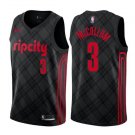 C.J. McCollum #3 Portland Trail Blazers City Edition Men's Jersey Black