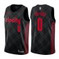 Damian Lillard #0 Portland Trail Blazers City Edition Men's Jersey Black