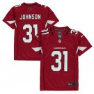 David Johnson #31 Arizona Cardinals Game Player Jersey Youth Cardinal