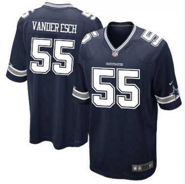 Leighton Vander Esch #55 Dallas Cowboys Game Player Jersey Men's Navy