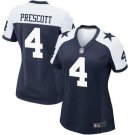 Dak Prescott #4 Dallas Cowboys Game Player Jersey Women's Blue
