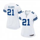 Ezekiel Elliott #21 Dallas Cowboys Game Player Jersey Women's White