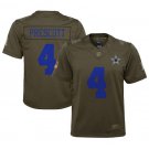 Dak Prescott #4 Dallas Cowboys Limited Player Jersey Youth Olive