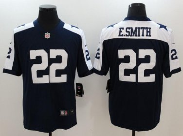 Emmitt Smith #22 Dallas Cowboys Elite Player Jersey Men's Navy