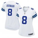 Troy Aikman #8 Dallas Cowboys Game Player Jersey Women's White