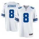 Troy Aikman #8 Dallas Cowboys Game Player Jersey Men's White