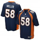 Von Miller #58 Denver Broncos Game Player Jersey Men's Navy Blue
