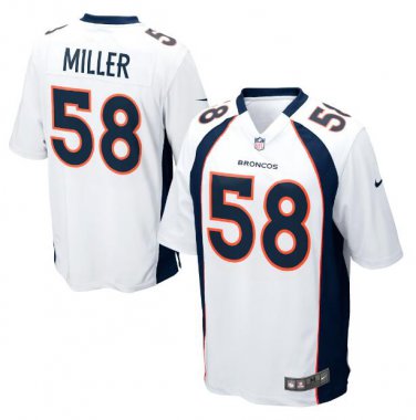 Von Miller #58 Denver Broncos Game Player Jersey Men's White