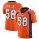 Von Miller #58 Denver Broncos Limited Player Jersey Men's Orange