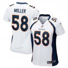 Von Miller #58 Denver Broncos Game Player Jersey Women's White