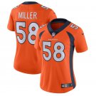 Von Miller #58 Denver Broncos Limited Player Jersey Women's Orange