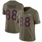 Demaryius Thomas #88 Denver Broncos Limited Player Jersey Men's Olive