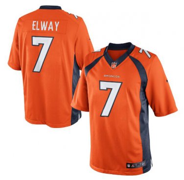 John Elway #7 Denver Broncos Limited Player Jersey Men's Orange