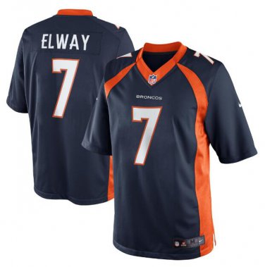 John Elway #7 Denver Broncos Limited Player Jersey Men's Navy Blue