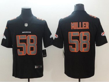 Von Miller #58 Denver Broncos Limited Player Jersey Men's Black Hyphenation