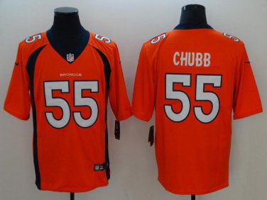 Bradley Chubb #55 Denver Broncos Limited Player Jersey Men's Orange