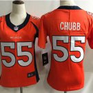 Bradley Chubb #55 Denver Broncos Limited Player Jersey Women's Orange
