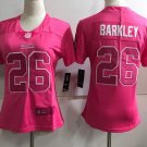Saquon Barkley #26 New York Giants Limited Player Jersey Women's Pink