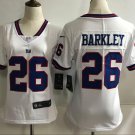Saquon Barkley #26 New York Giants Limited Player Jersey Women's White