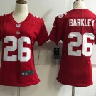 Saquon Barkley #26 New York Giants Limited Player Jersey Women's Red