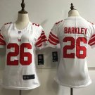 Saquon Barkley #26 New York Giants Limited Player Jersey Women's Red/white