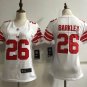 Saquon Barkley #26 New York Giants Limited Player Jersey Women's Red/white