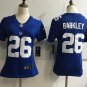 Saquon Barkley #26 New York Giants Limited Player Jersey Women's Royal