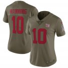 Eli Manning #10 New York Giants Limited Player Jersey Women's Olive