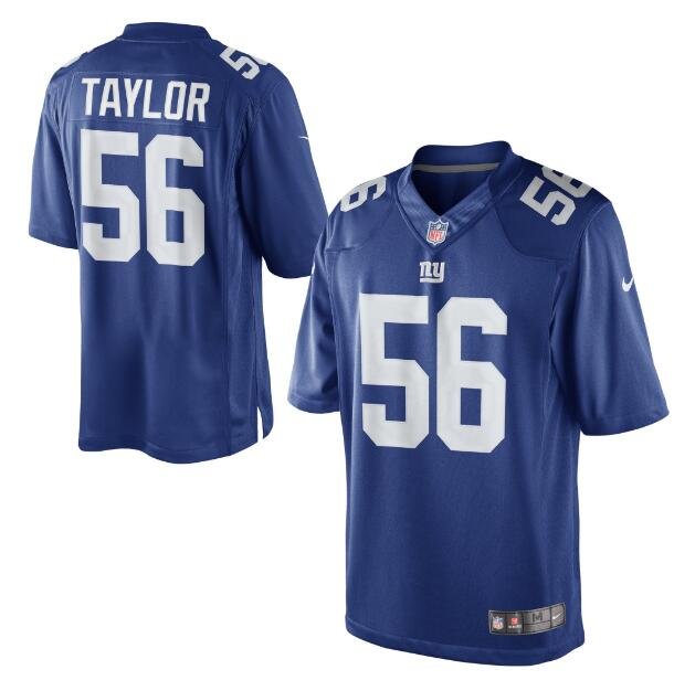 Lawrence Taylor #56 New York Giants Limited Player Jersey Men's Royal