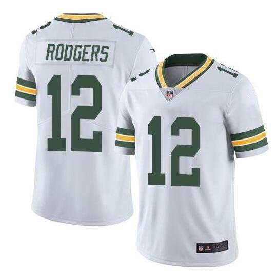 Aaron Rodgers #12 Green Bay Packers Limited Player Jersey Men's White