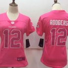 Aaron Rodgers #12 Green Bay Packers Limited Player Jersey Women's Pink
