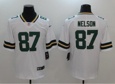 Jordy Nelson #87 Green Bay Packers Limited Player Jersey Men's White