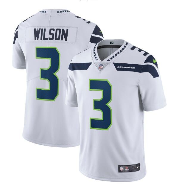 Russell Wilson #3 Seattle Seahawks Limited Player Jersey Men's White