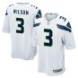 Russell Wilson #3 Seattle Seahawks Game Player Jersey Men's White