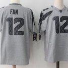 FAN #12 Seattle Seahawks Game Player Jersey Men's Gray