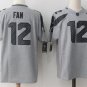 FAN #12 Seattle Seahawks Game Player Jersey Men's Gray
