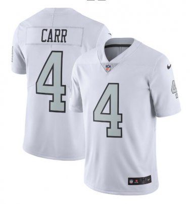 Derek Carr #4 Oakland Raiders Color Rush Limited Player Jersey Men's White