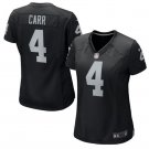 Derek Carr #4 Oakland Raiders Game Player Jersey Women's Black