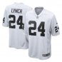 Marshawn Lynch #24 Oakland Raiders Game Player Jersey Men's White