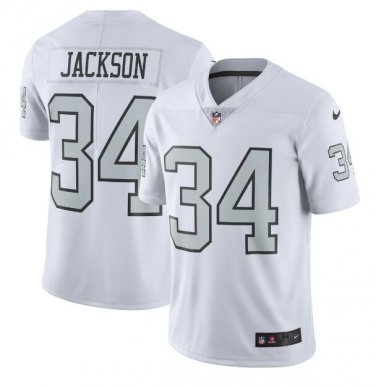 Bo Jackson #34 Oakland Raiders Color Rush Limited Player Jersey Men's White