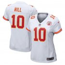 Tyreek Hill #10 Kansas City Chiefs Game Player Jersey Women's White