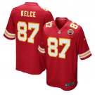 Travis Kelce #87 Kansas City Chiefs Game Jersey Men's Red