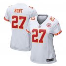 Kareem Hunt #27 Kansas City Chiefs Game Player Jersey Women's White