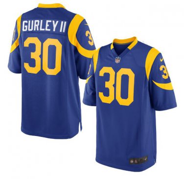 Todd Gurley II #30 Los Angeles Rams Game Player Jersey Men's Royal