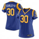 Todd Gurley II #30 Los Angeles Rams Game Player Jersey Women's Royal