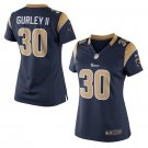 Todd Gurley II #30 Los Angeles Rams Limited Player Jersey Women's Navy
